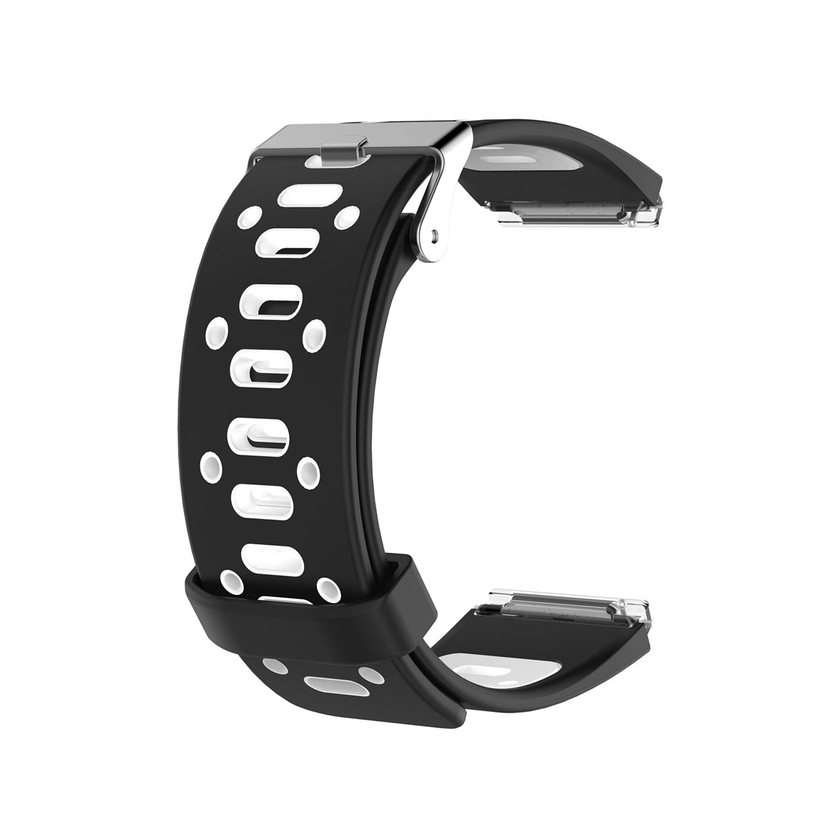 AirVent Fitbit Blaze Bands Replacement Strap with Buckle Black + White Vents