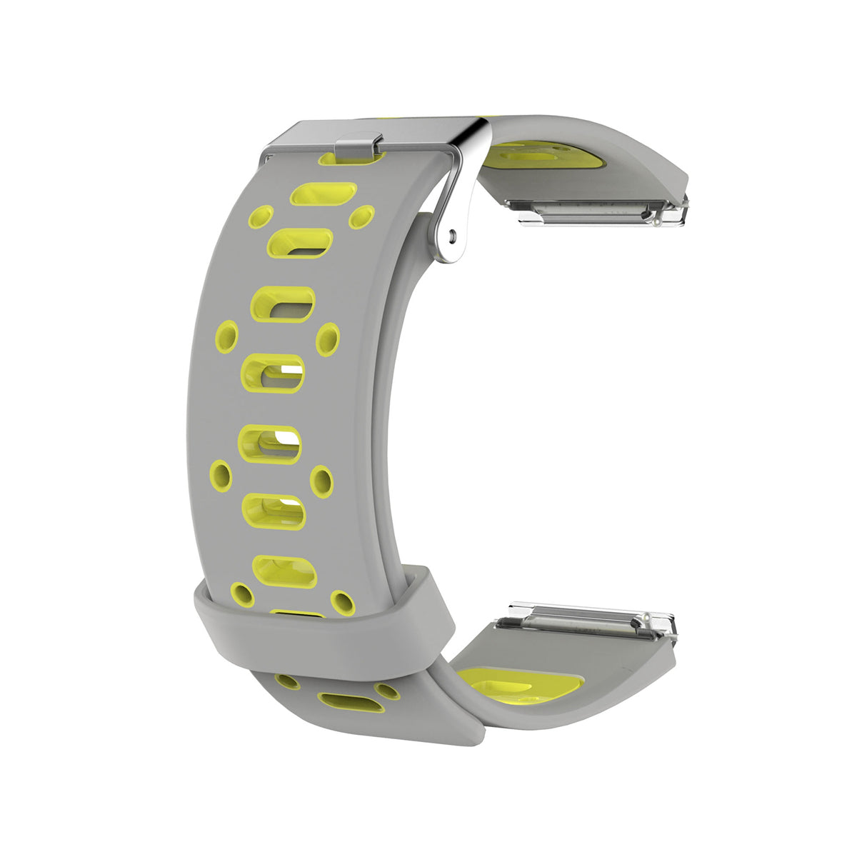 AirVent Fitbit Blaze Bands Replacement Strap with Buckle Grey + Yellow Vents