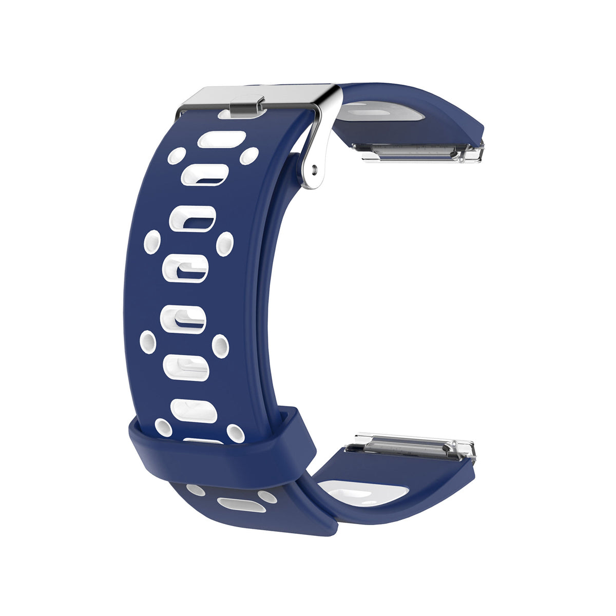 AirVent Fitbit Blaze Bands Replacement Strap with Buckle Navy + White Vents