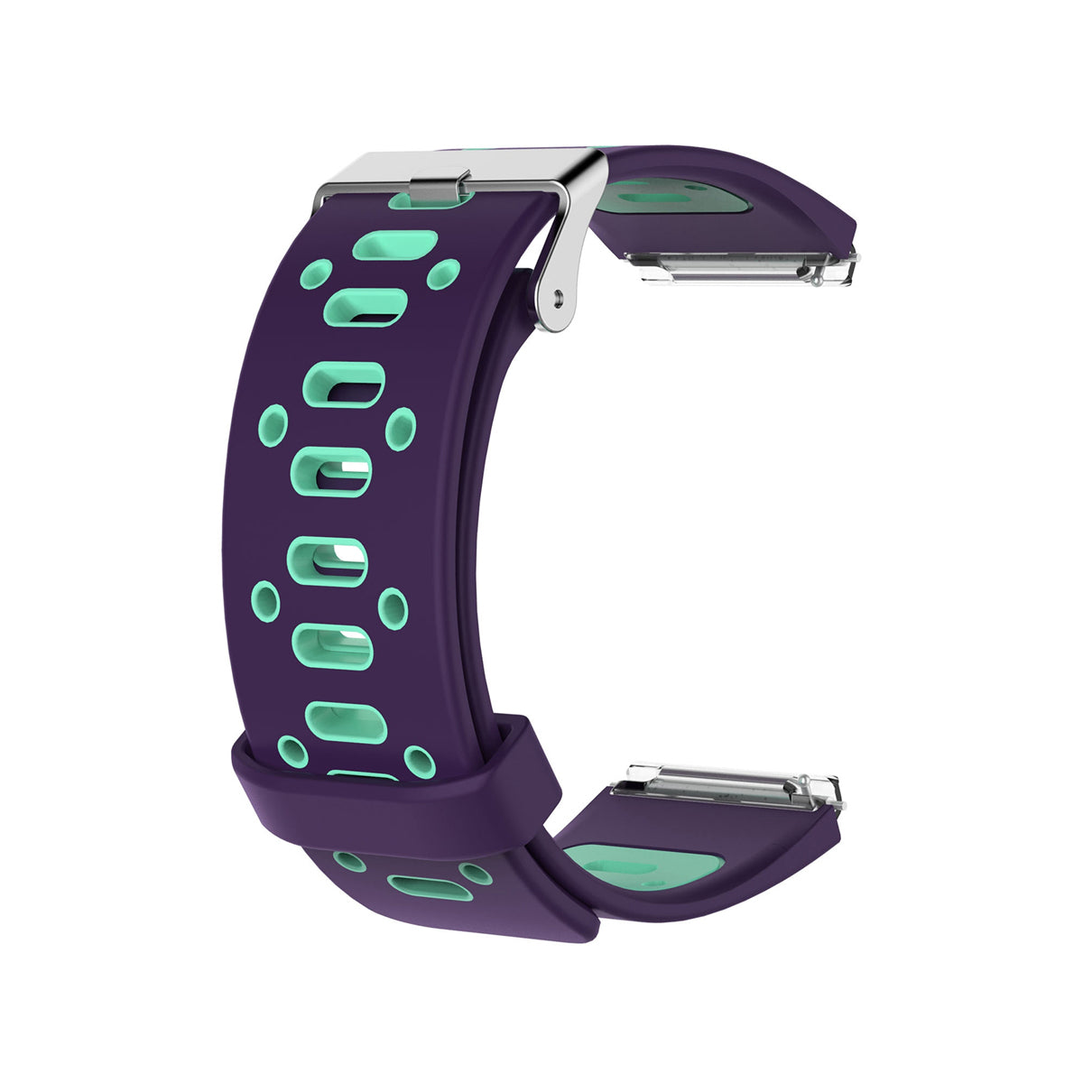 AirVent Fitbit Blaze Bands Replacement Strap with Buckle Purple + Green Vents