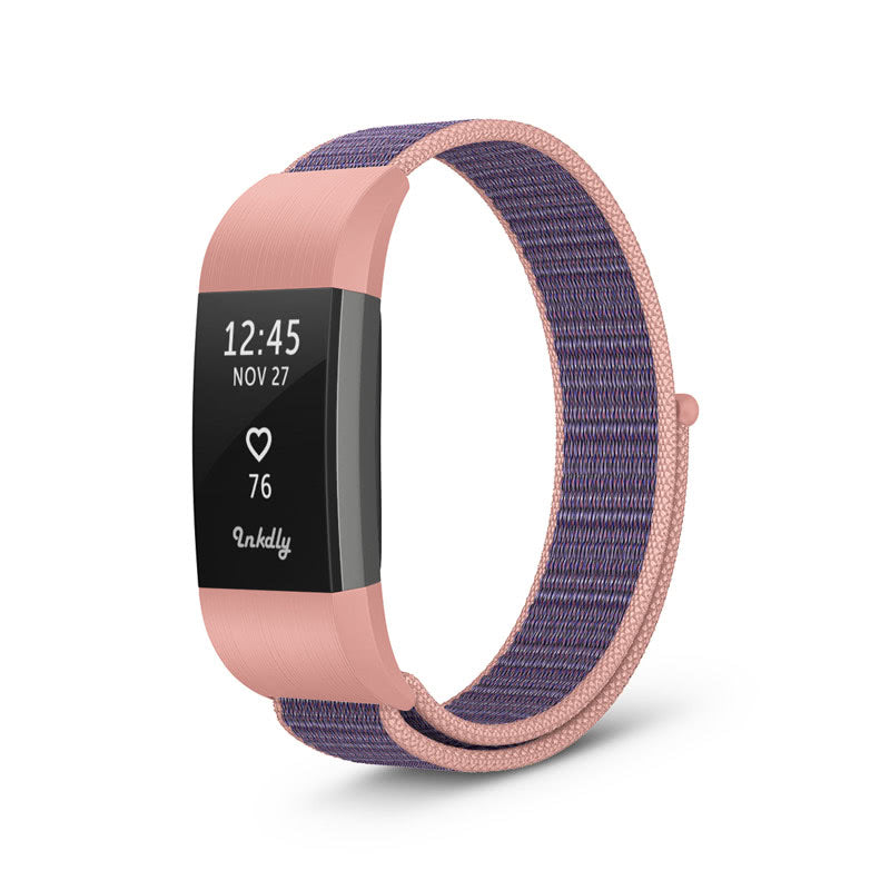 Sports Loop Fitbit Charge 2 Bands Pink Sand