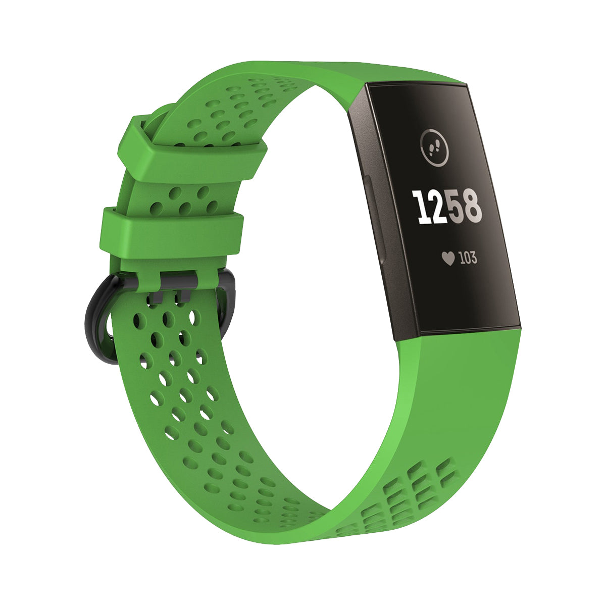 AirVent Fitbit Charge 3 & Charge 4 Bands Replacement Sports Strap Small Green