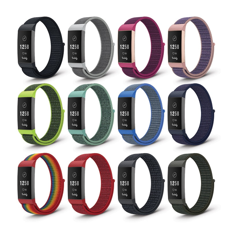 Sports Loop Fitbit Charge 3 & Charge 4 Band Replacement Strap