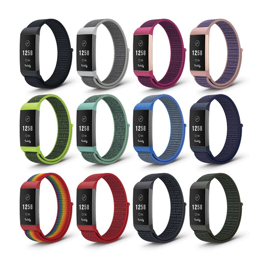 Sports Loop Fitbit Charge 3 & Charge 4 Band Replacement Strap