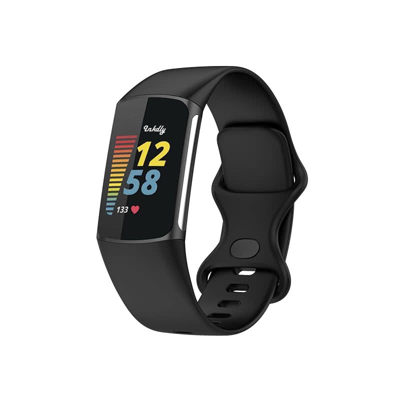 Fitbit Charge 5 Bands Replacement Straps Small Black 