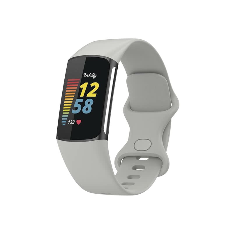 Fitbit Charge 5 Bands Replacement Straps Small Grey