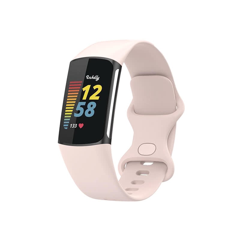 Fitbit Charge 5 Bands Replacement Straps Small Sand Pink