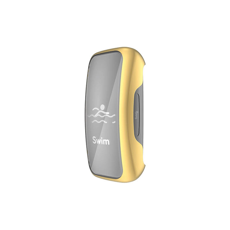 Slimfit Fitbit Inspire 3 Protective Case & Screen Protector Gold