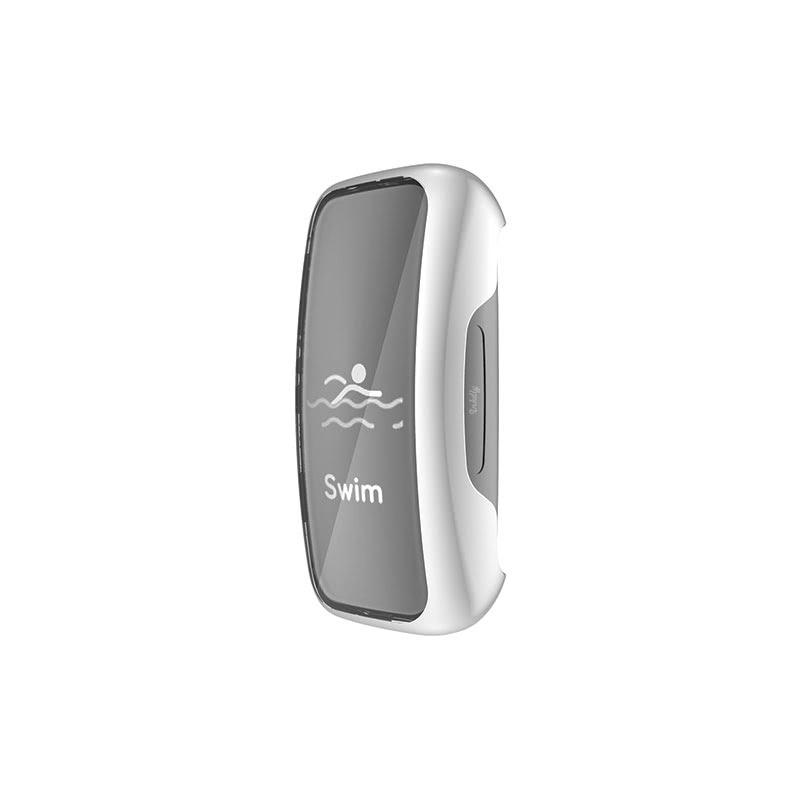Slimfit Fitbit Inspire 3 Protective Case & Screen Protector Silver