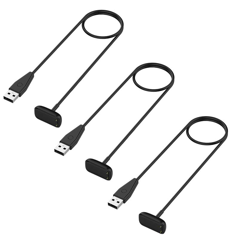 Fitbit Luxe Charger Cable Replacements 50cm 3-Pack