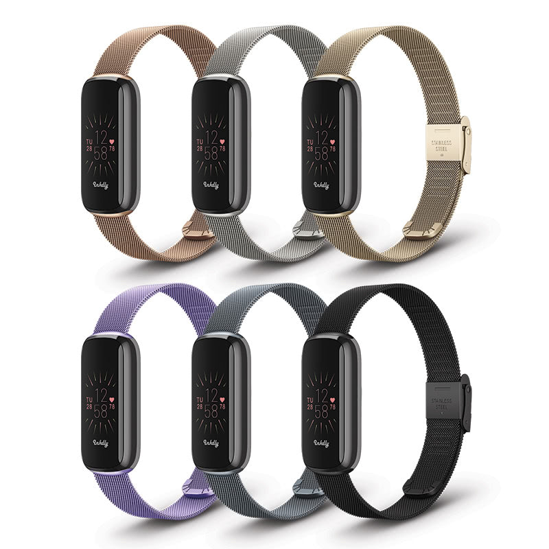 Milanese Fitbit Luxe Band with Quick Release