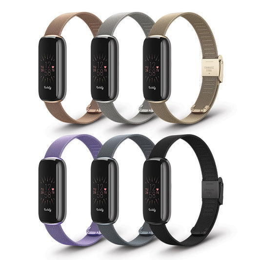 Milanese Fitbit Luxe Band with Quick Release