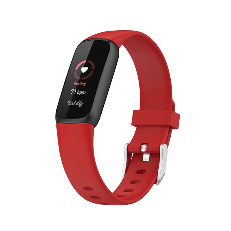 Fitbit Luxe Bands Replacement Straps Small Red