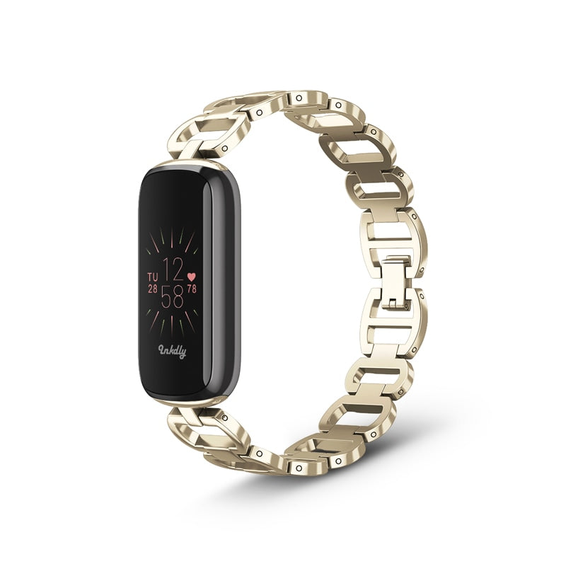 Wave Fitbit Luxe Replacement Bands Soft Gold