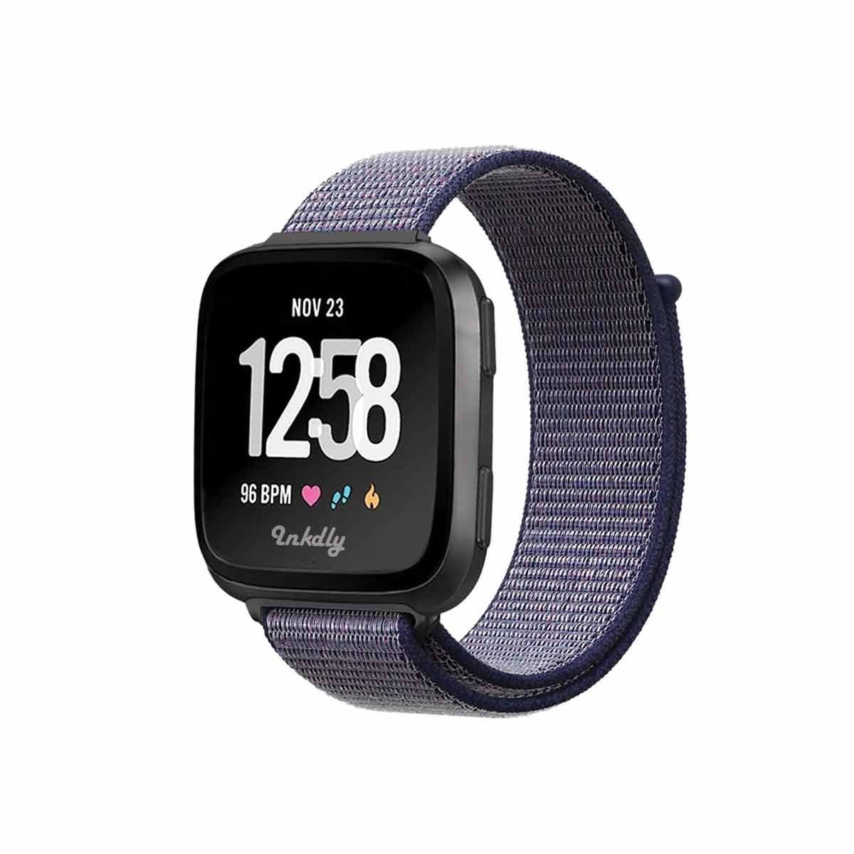 Sports Loop Fitbit Versa & Versa 2 Band Replacement Strap Midnight Blue