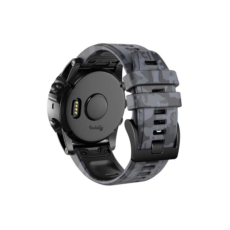 Garmin Band Replacement Straps with Quick Change (22mm) Camo Grey