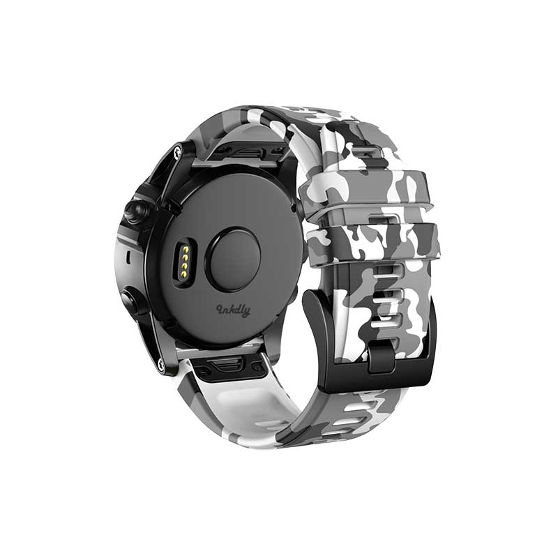 Garmin Band Replacement Straps with Quick Change (22mm) Camo White