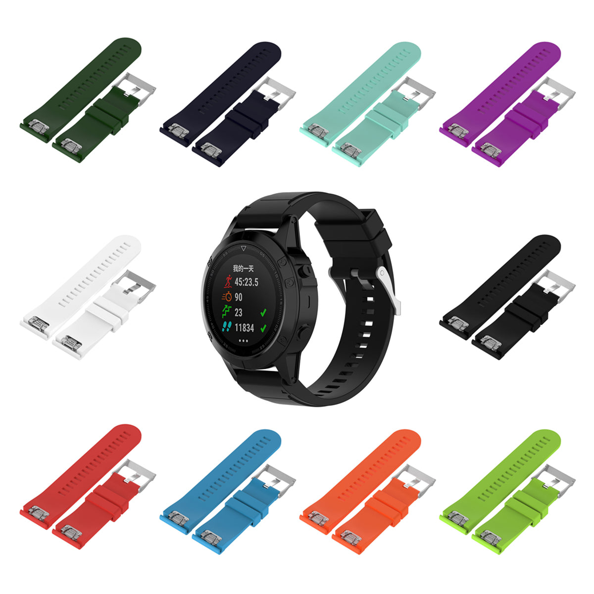 Garmin Fenix 3 & Fenix 5X Replacement Bands Strap with Quickfit (26mm)
