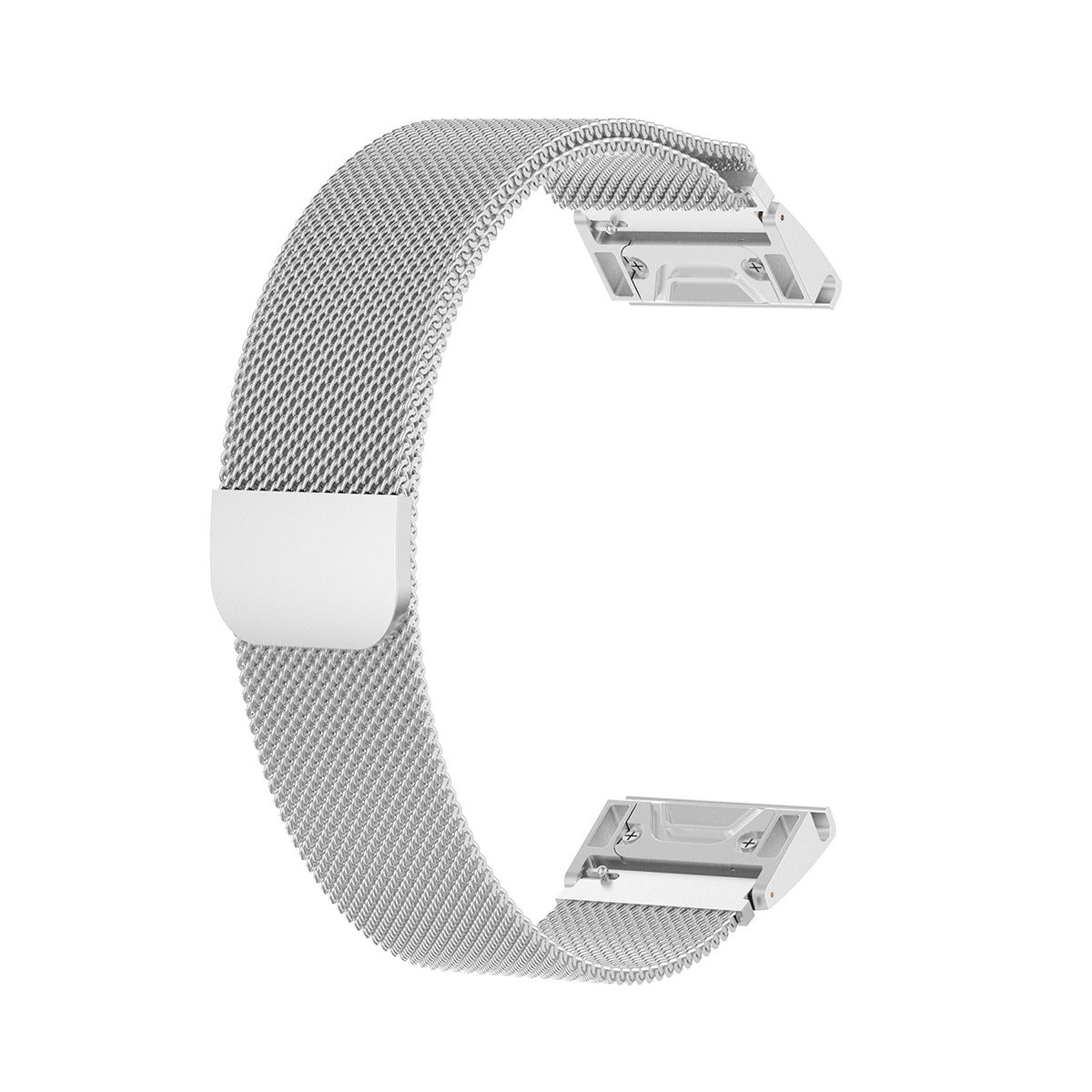 Milanese Garmin Fenix 5S Band Magnetic Lock with Quick Change (20mm) Silver Steel