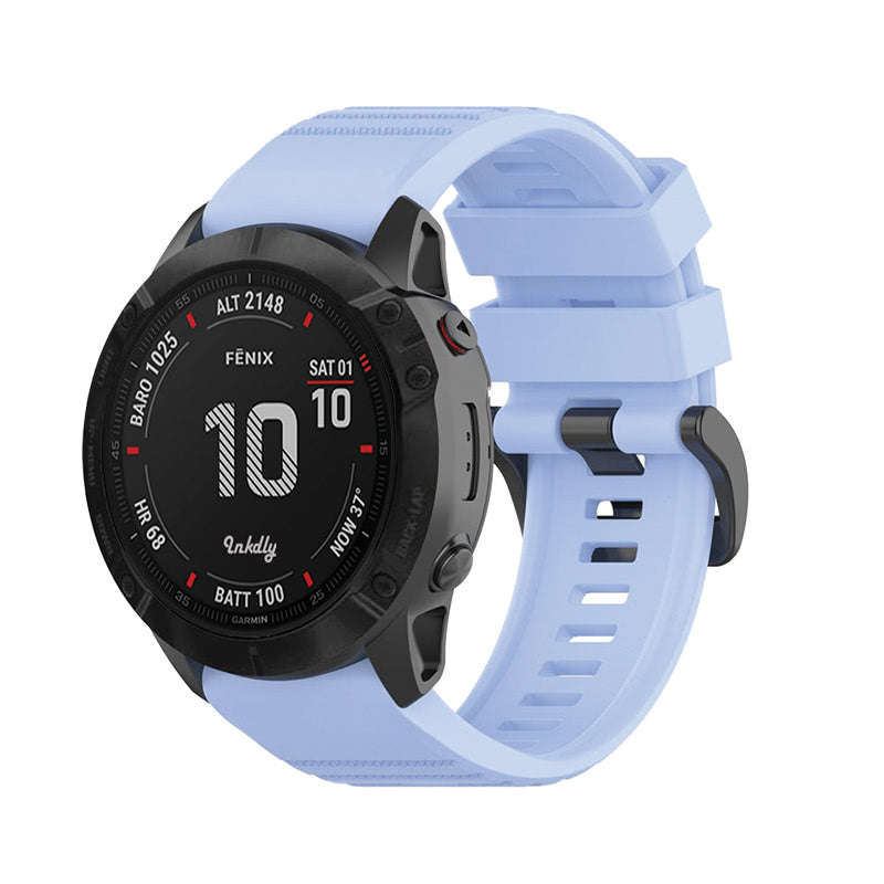 Tankd Garmin Fenix 6X Pro Bands Replacement Straps (26mm) Light Blue