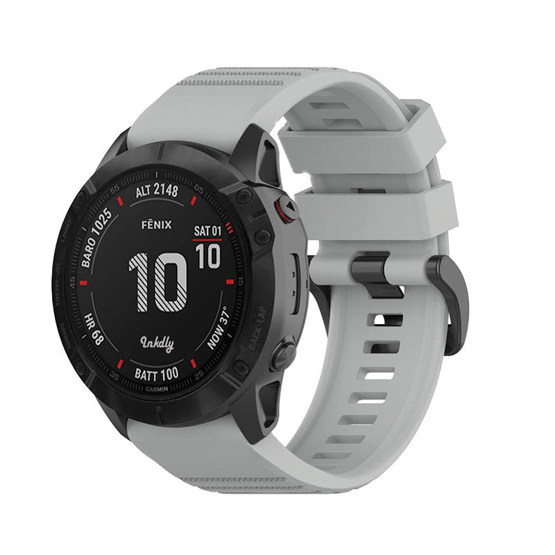 Tankd Garmin Fenix 6X Pro Bands Replacement Straps (26mm) Grey