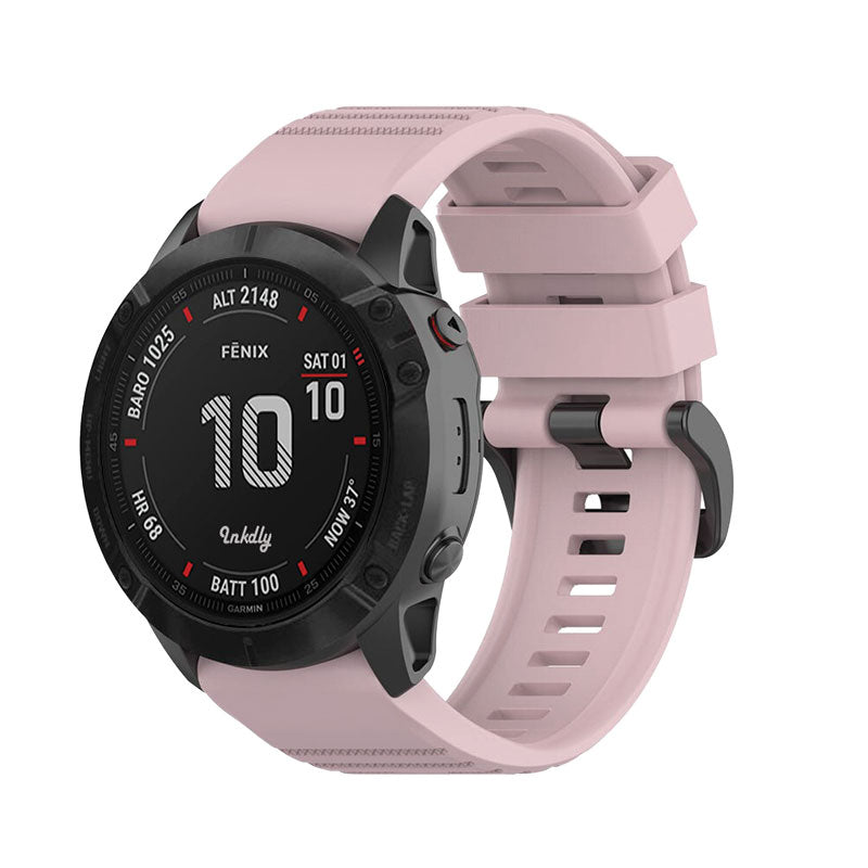 Tankd Garmin Fenix 6X Pro Bands Replacement Straps (26mm) Rose Pink