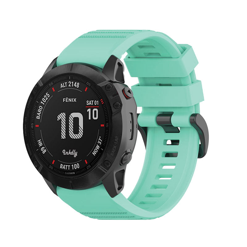 Tankd Garmin Fenix 6X Pro Bands Replacement Straps (26mm) Lake Blue