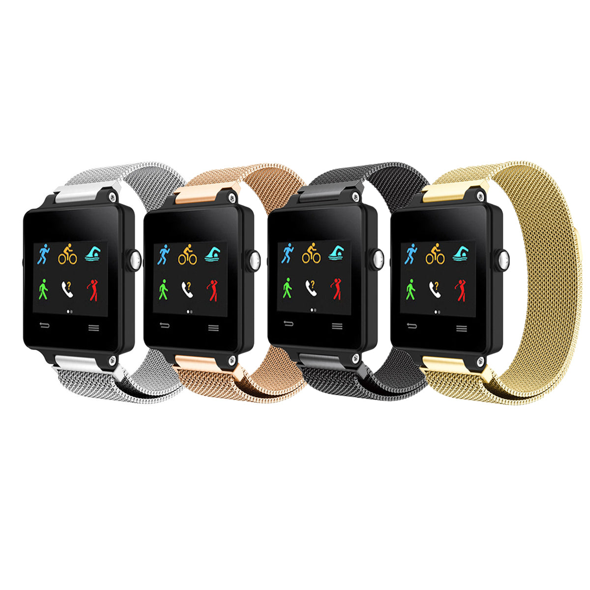 Milanese Garmin Vivoactive Band Replacement Magnetic Lock
