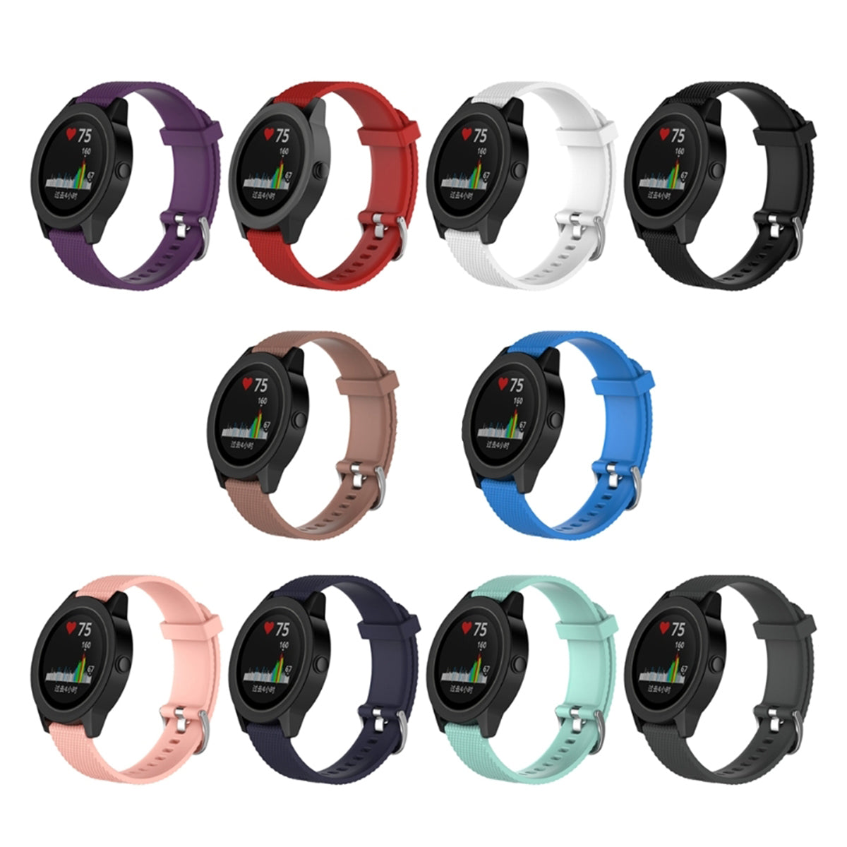 Garmin Vivoactive 3 Vivomove HR Forerunner 645 Replacement Bands Strap (20mm)
