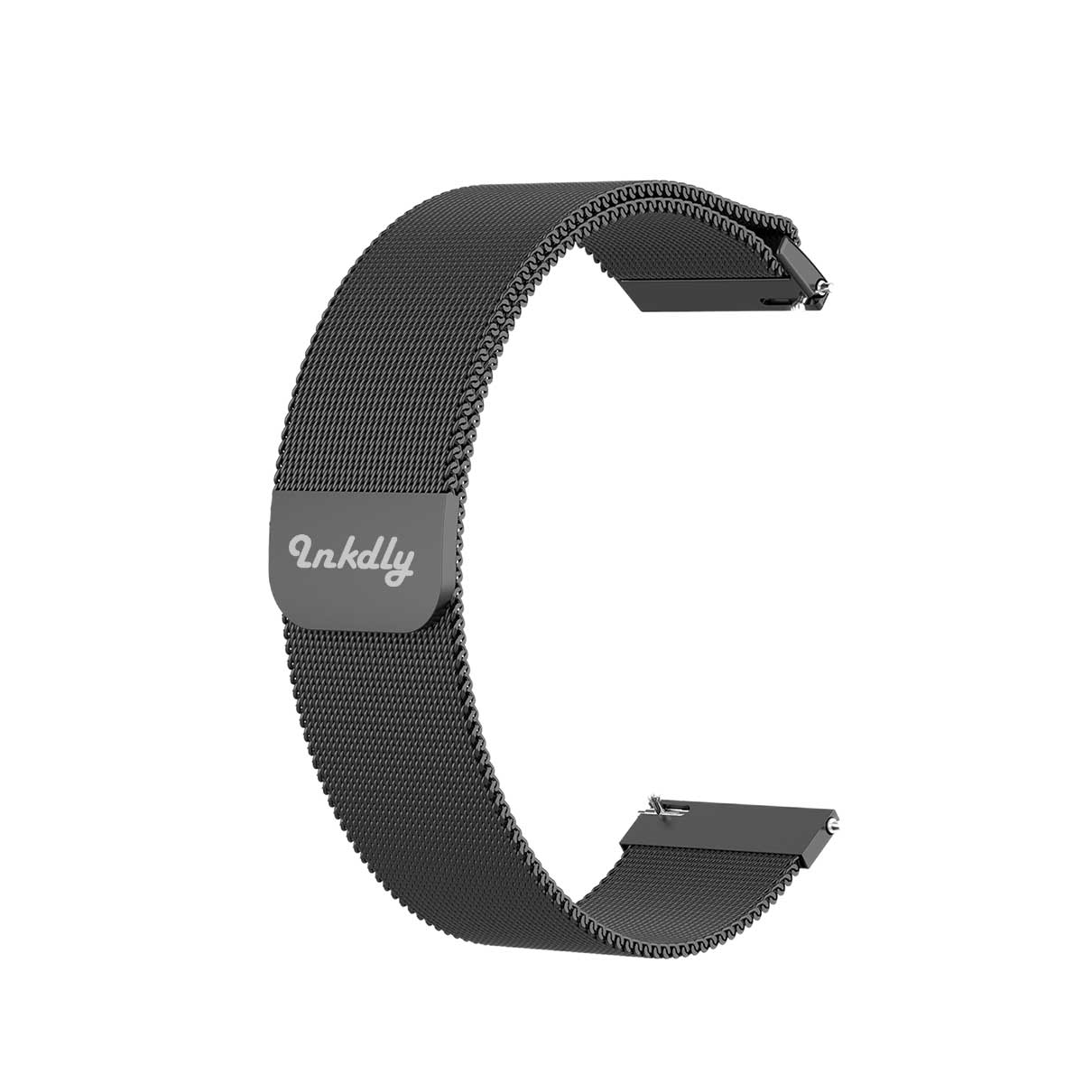 Milanese Vivoactive 3 Vivomove HR Forerunner 645 Bands Magnetic Lock (20mm) Black Night  