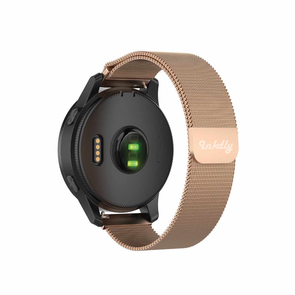 Milanese Vivoactive 3 Vivomove HR Forerunner 645 Bands Magnetic Lock (20mm)
