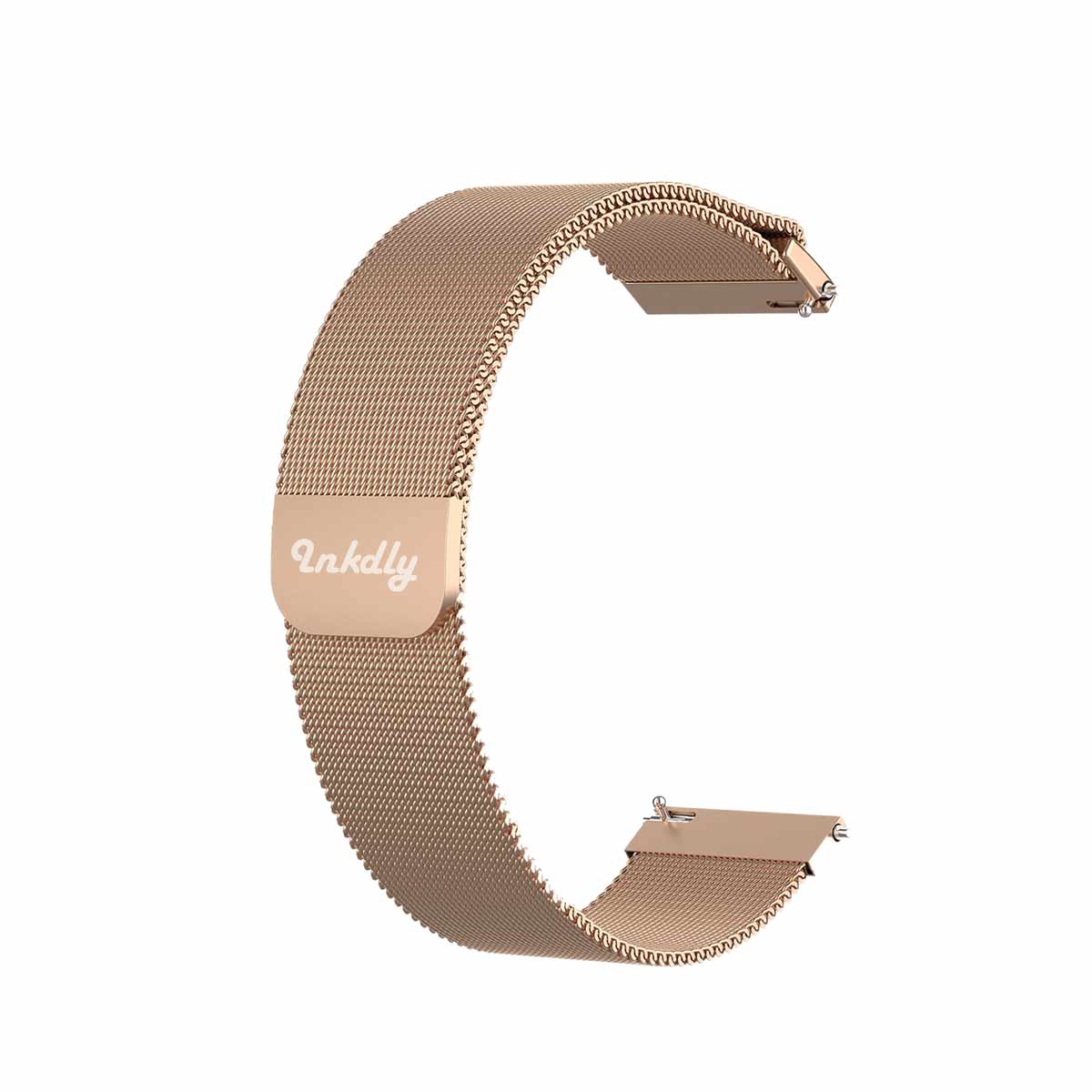 Milanese Vivoactive 3 Vivomove HR Forerunner 645 Bands Magnetic Lock (20mm) Rose-Gold