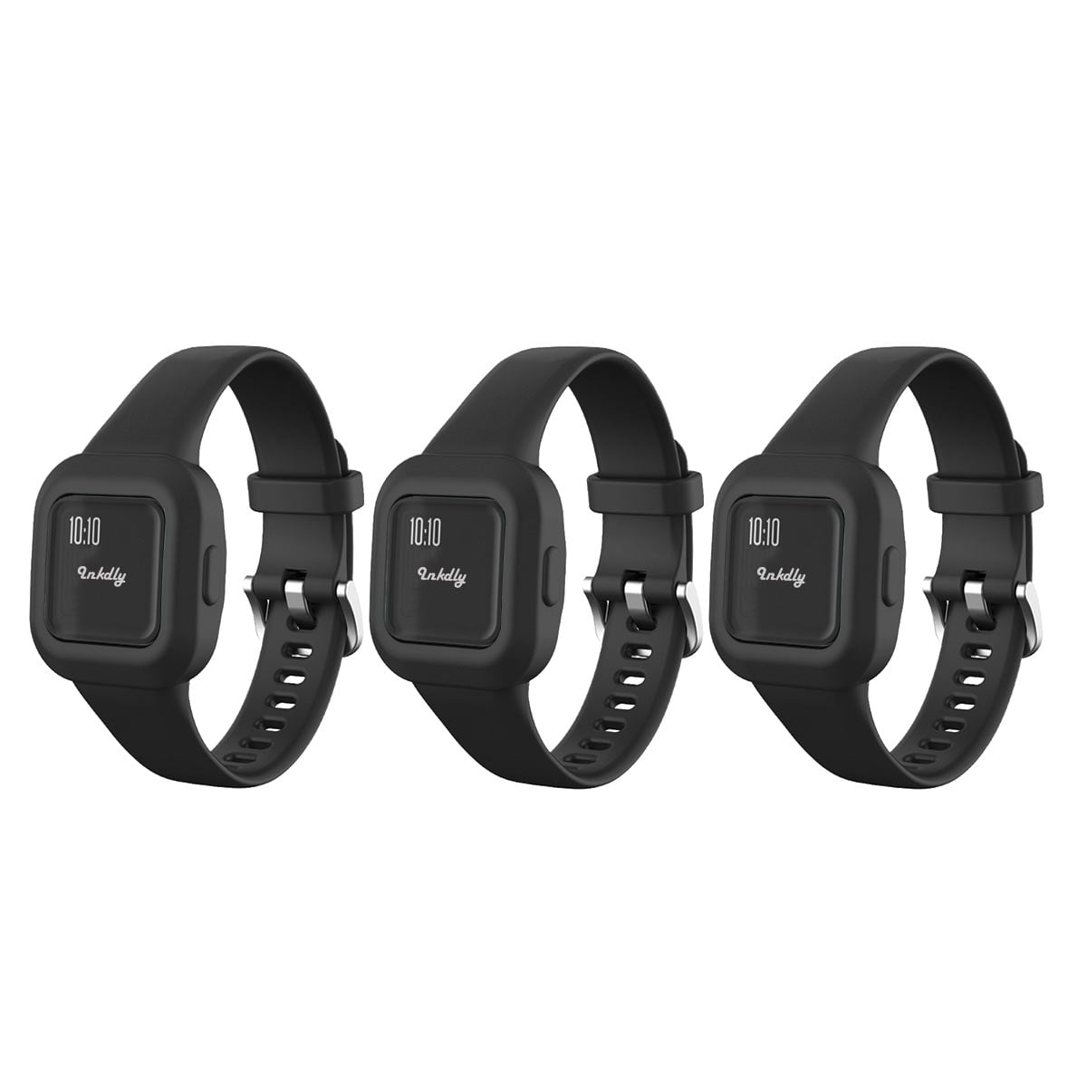 Garmin Vivofit Jr 3 Bands Replacement Strap Black (3-pack)