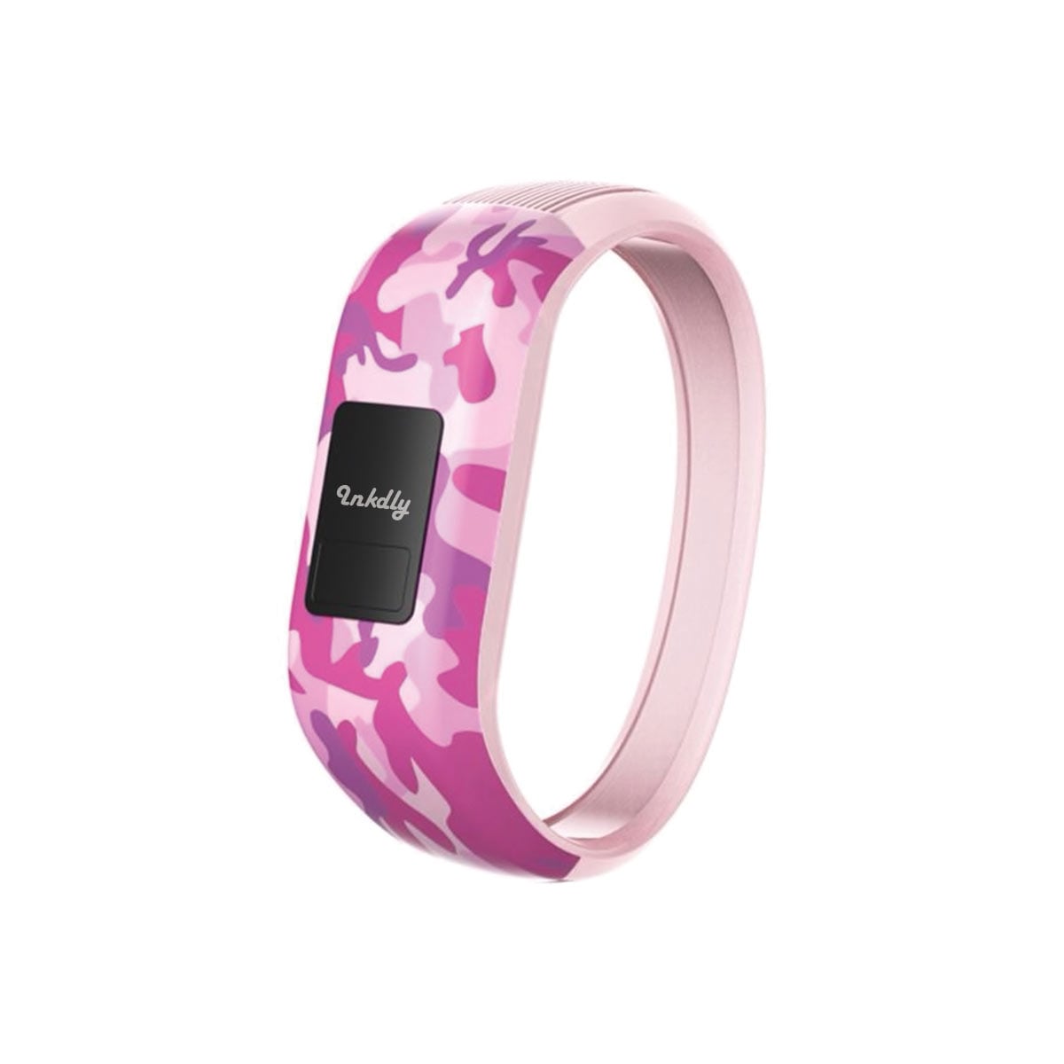 Stretchy Garmin Vivofit Jr & Jr 2 Replacement Bands Strap Small Camo Pink