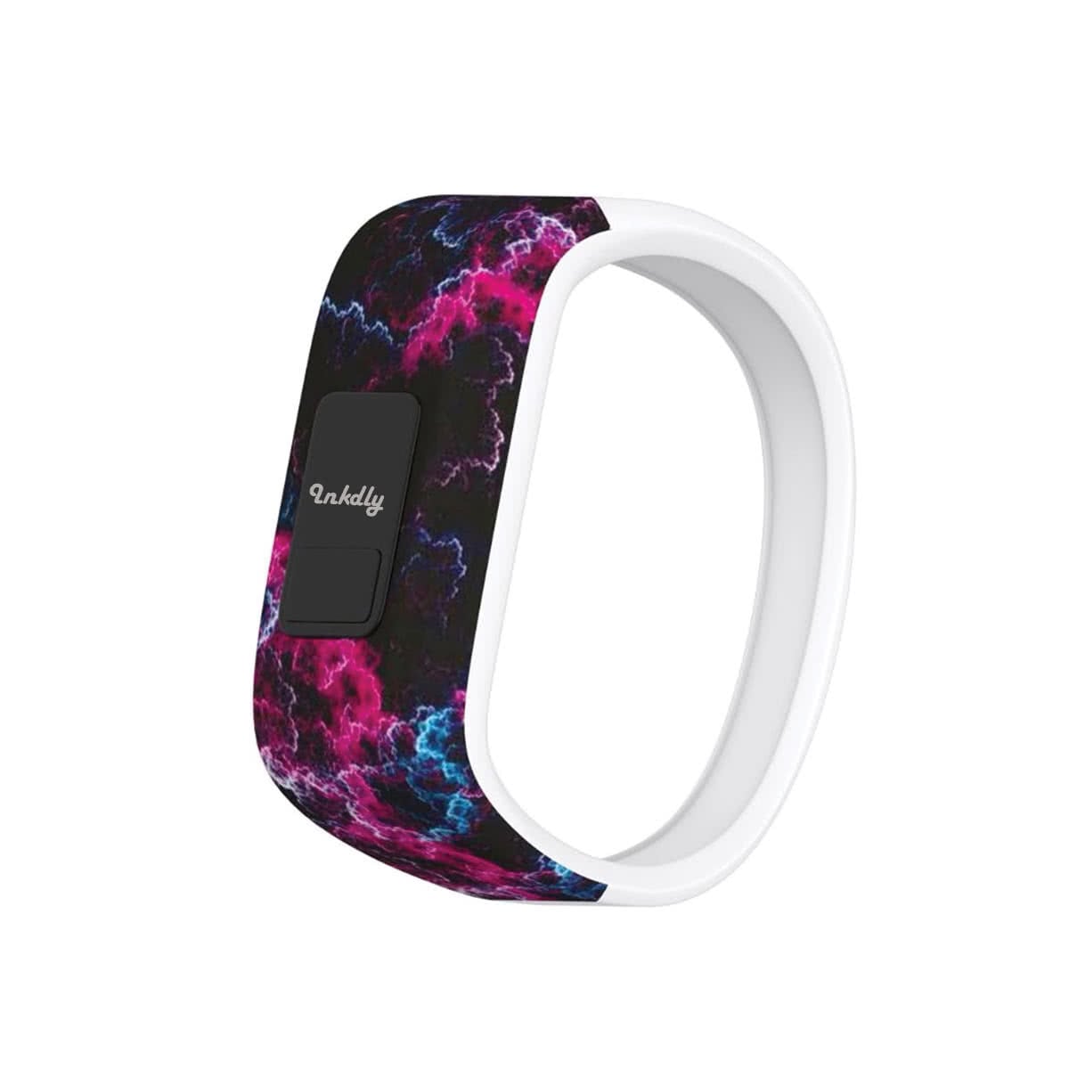 Stretchy Garmin Vivofit Jr & Jr 2 Replacement Bands Strap Small Purple Lightning