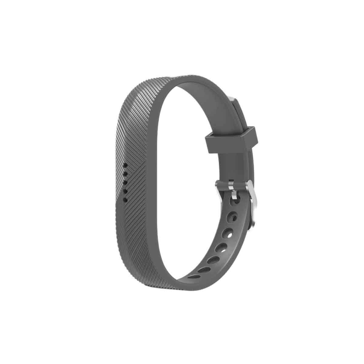 Secure Fitbit Flex 2 Band Replacement Strap with Buckle Grey