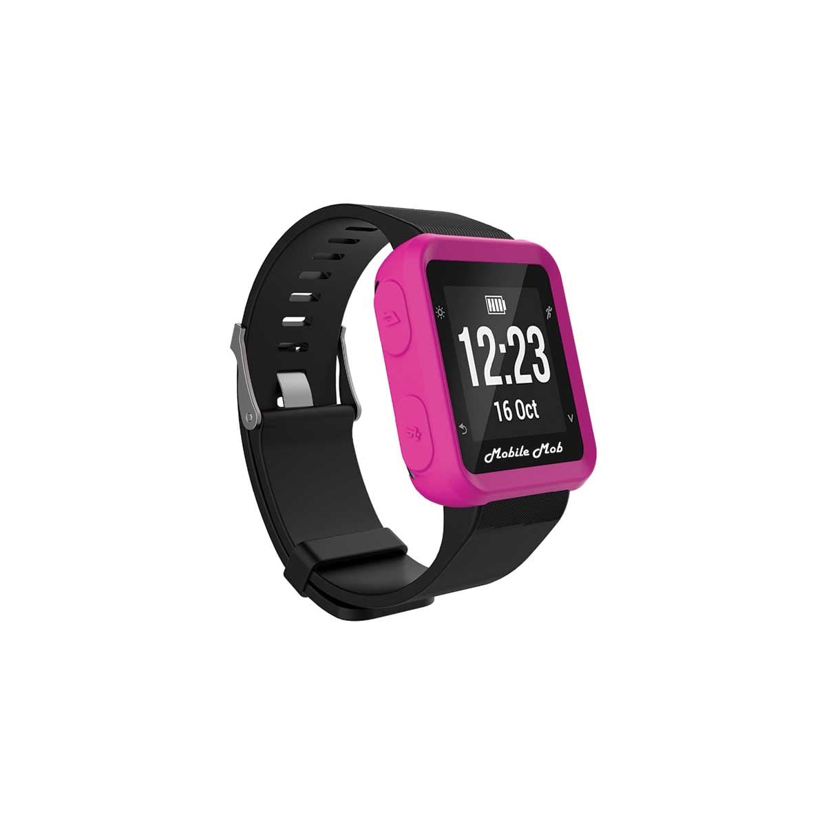 Rugged Garmin Forerunner 35 Protective Cover Case Hot Pink