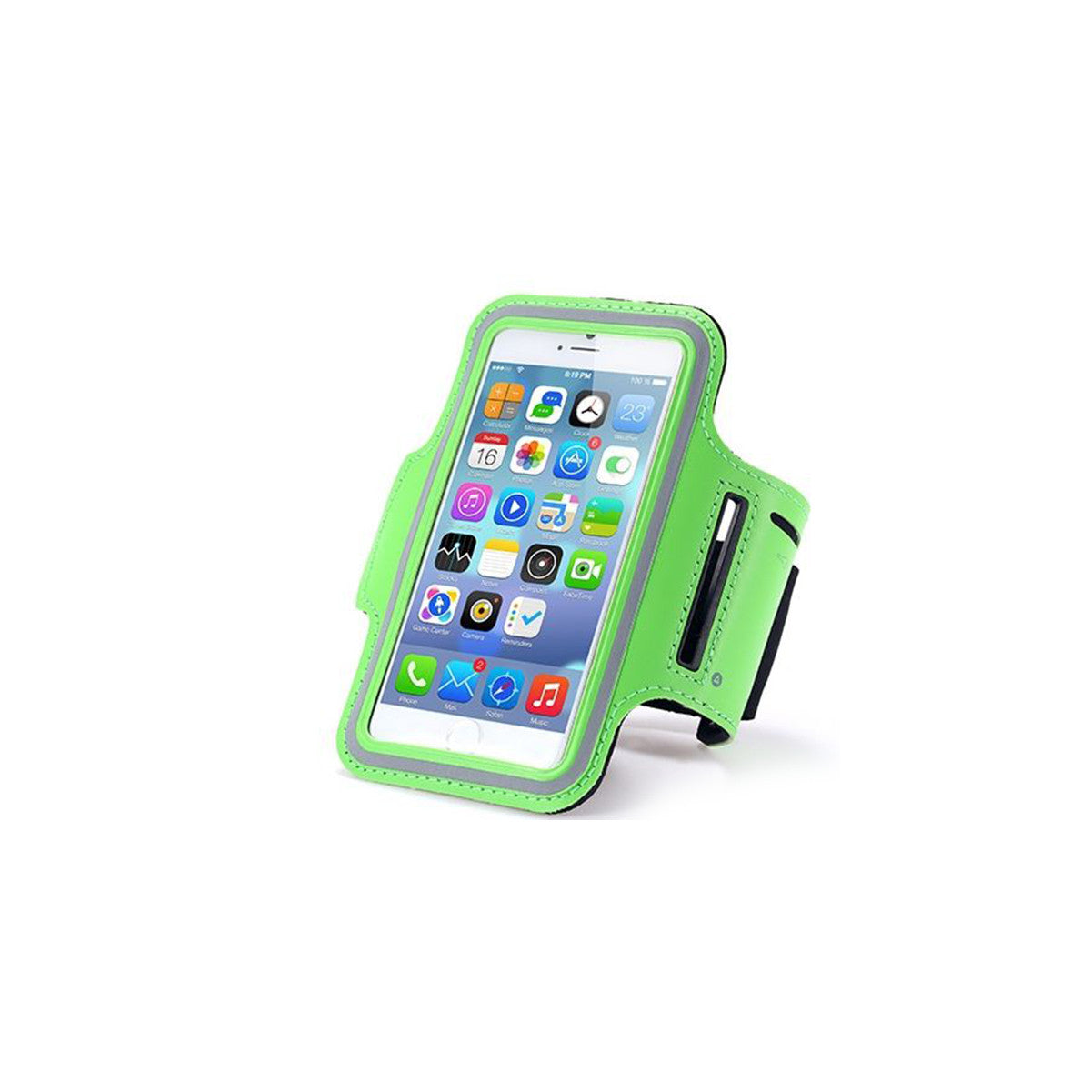 Gym Running Armband For Apple iPhone 5 6 7 & Plus iPhone 5/5S/5C/SE Green