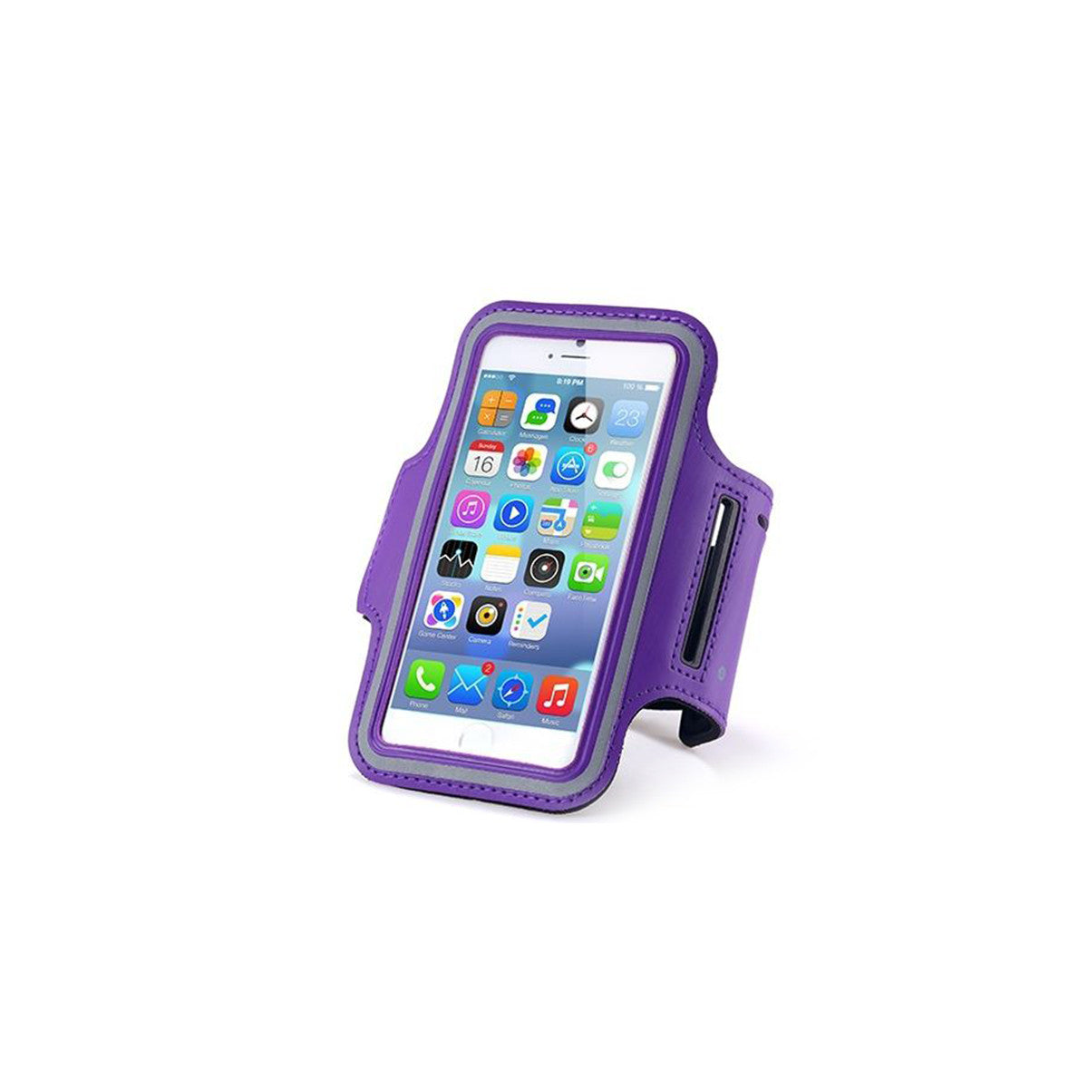 Gym Running Armband For Apple iPhone 5 6 7 & Plus iPhone 5/5S/5C/SE Purple