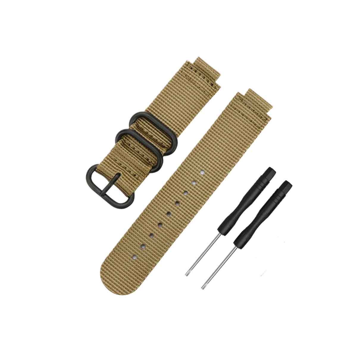 NATO Garmin Forerunner 230/235/630/220/620/735 Replacement Bands Khaki