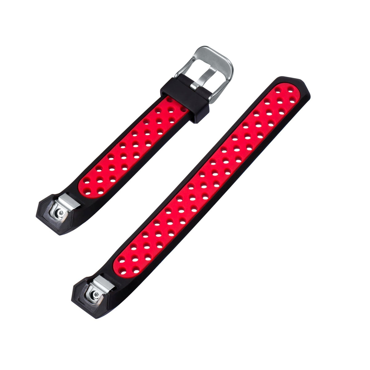 Airvent Fitbit Alta & HR Bands Replacement Strap with Buckle Black + Red Vents