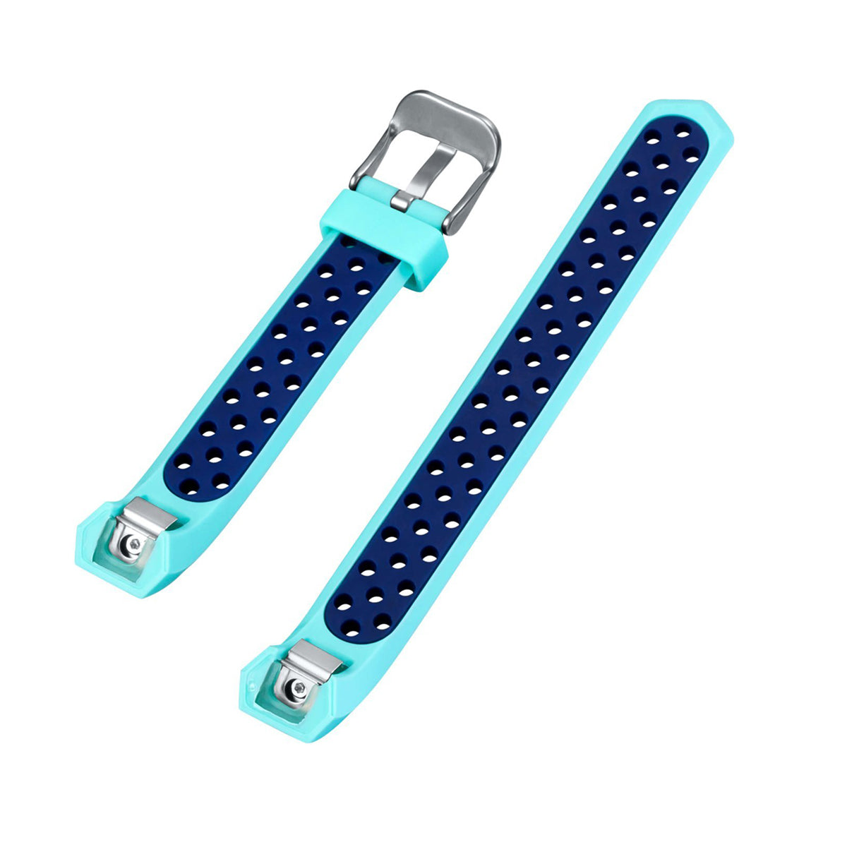 Airvent Fitbit Alta & HR Bands Replacement Strap with Buckle Teal + Navy Vents