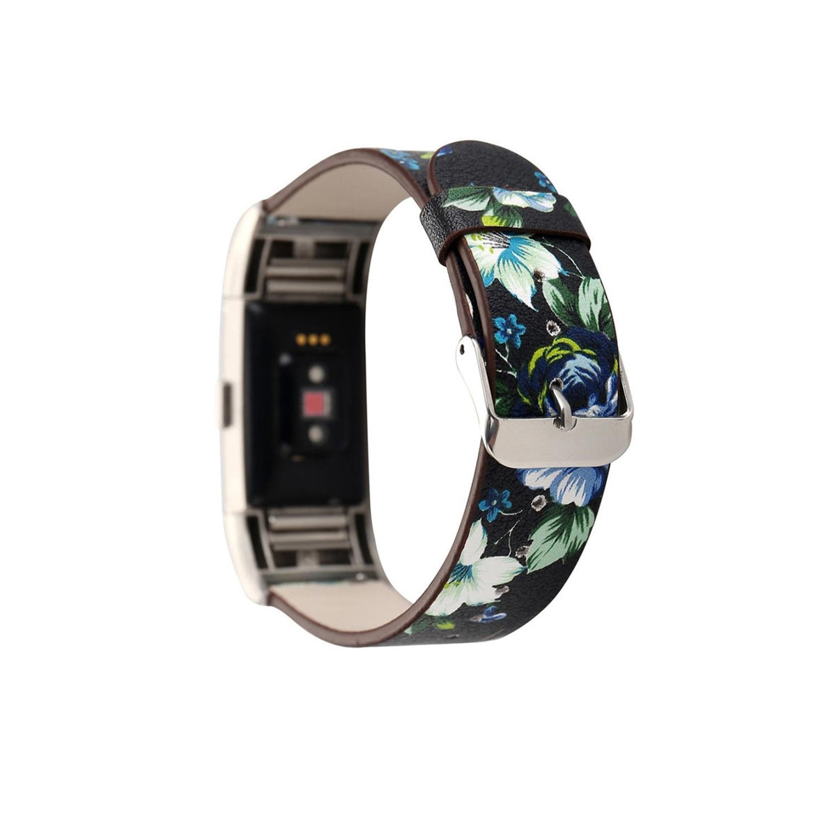 Designer Leather Fitbit Charge 2 Replacement Band with Buckle