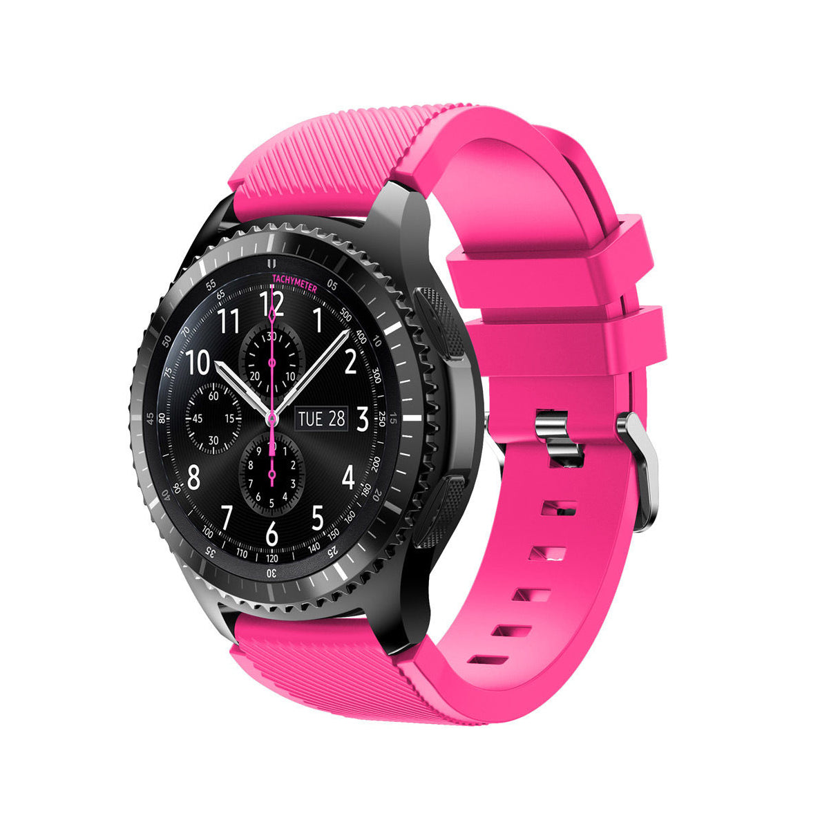 Samsung Gear S3 Classic & Frontier Bands Replacement Straps Small Hot Pink