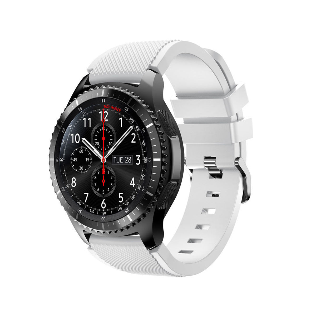 Samsung Gear S3 Classic & Frontier Bands Replacement Straps Small White