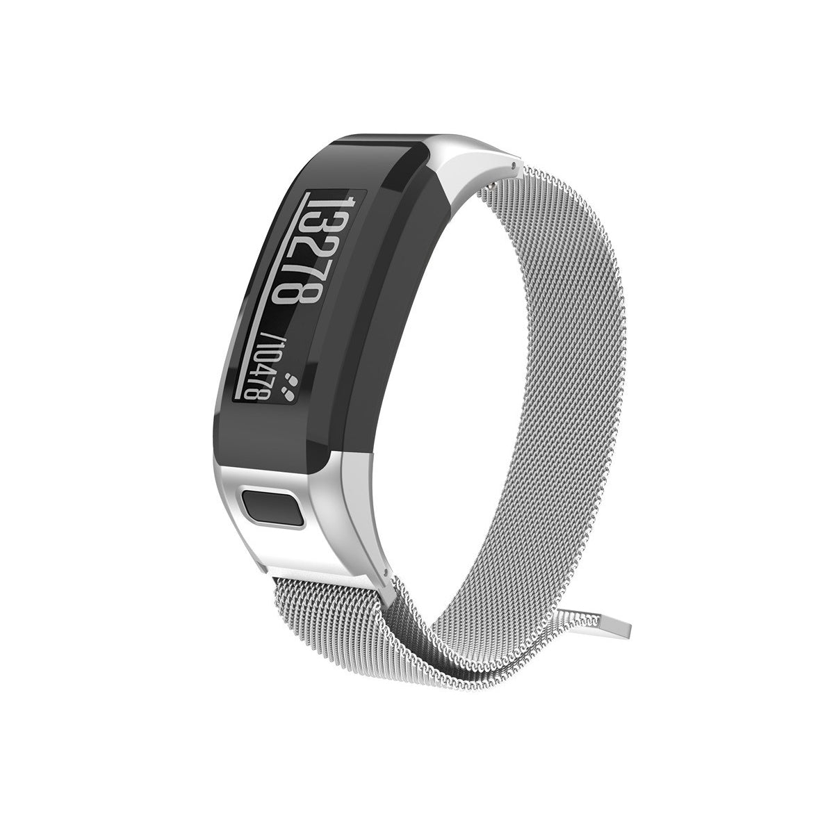 Milanese Garmin Vivosmart HR Band Replacement Magnetic Lock Silver Steel  