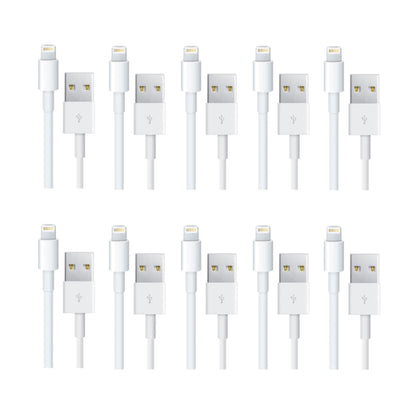 50cm 1m 2m Lightning Cable For Apple iPhone iPad Pro Mini Air iPod 1m (10-Pack)  
