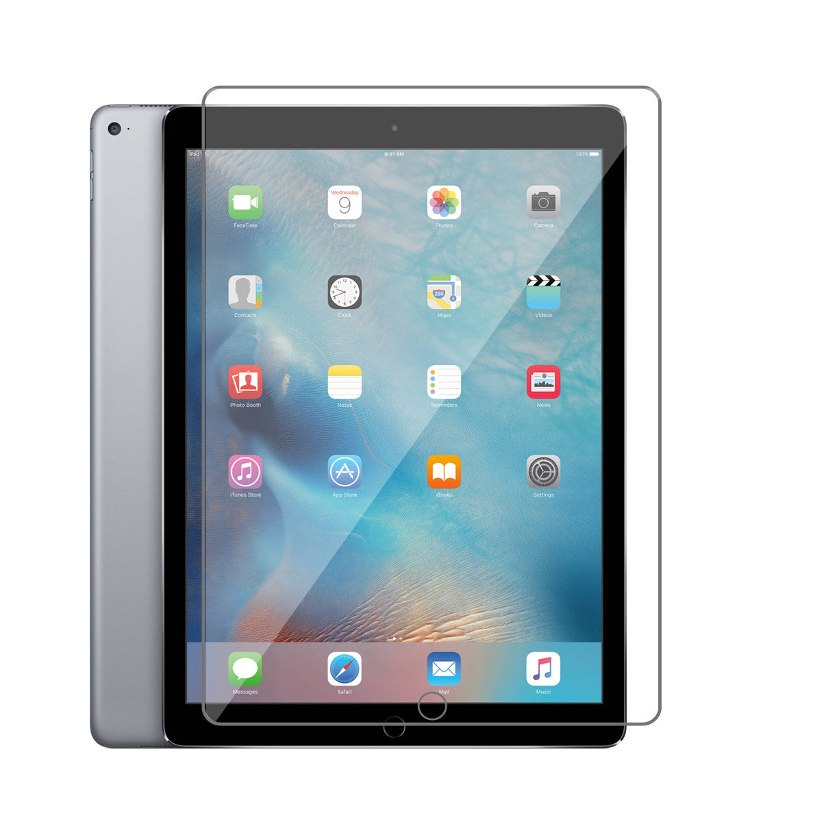 Tempered Glass Screen Protector For Apple iPad Mini Air Pro iPad Pro 12.9 1-Pack