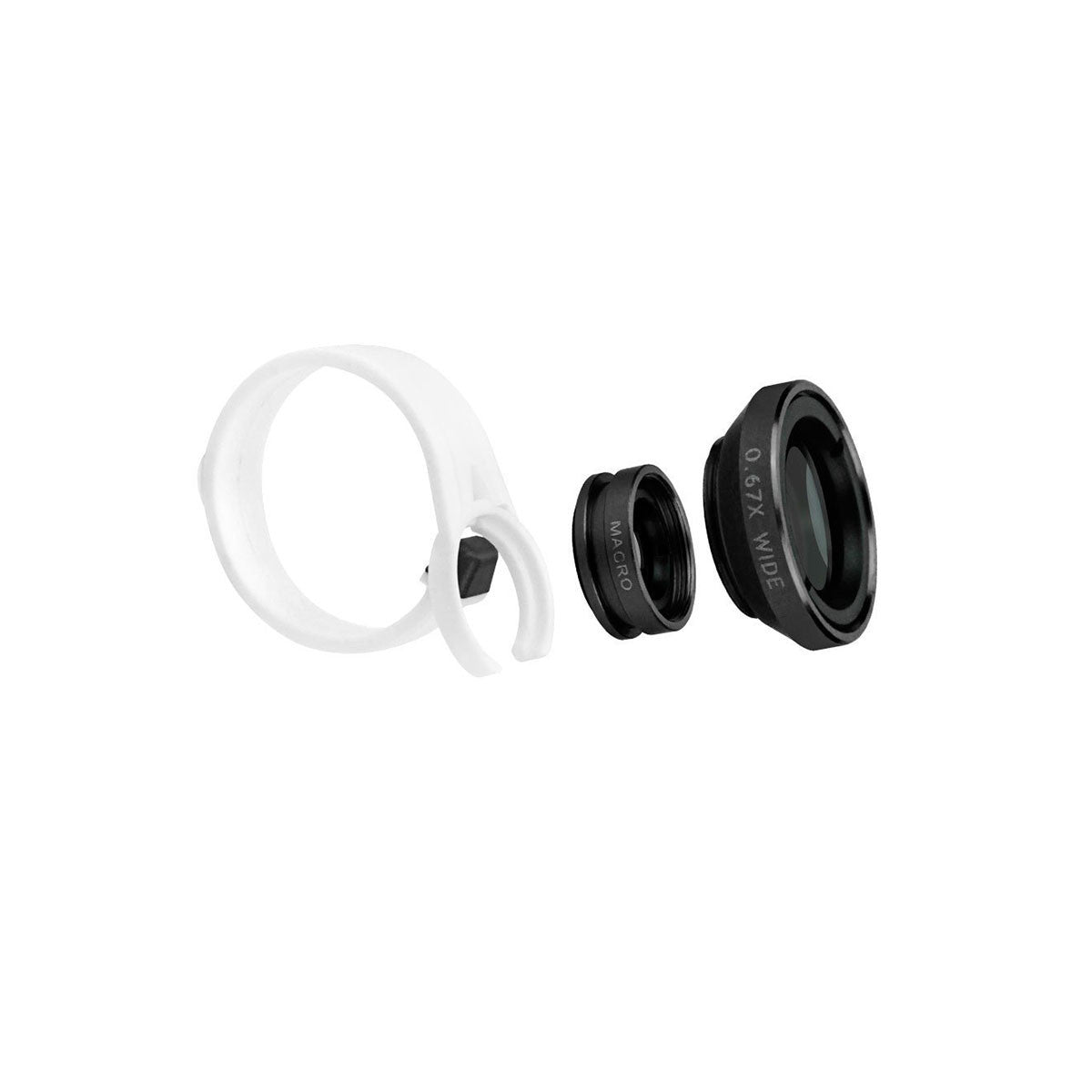Wide Angle + Macro Camera Lens Kit For Apple iPhone 7 6 5 4 SE Plus