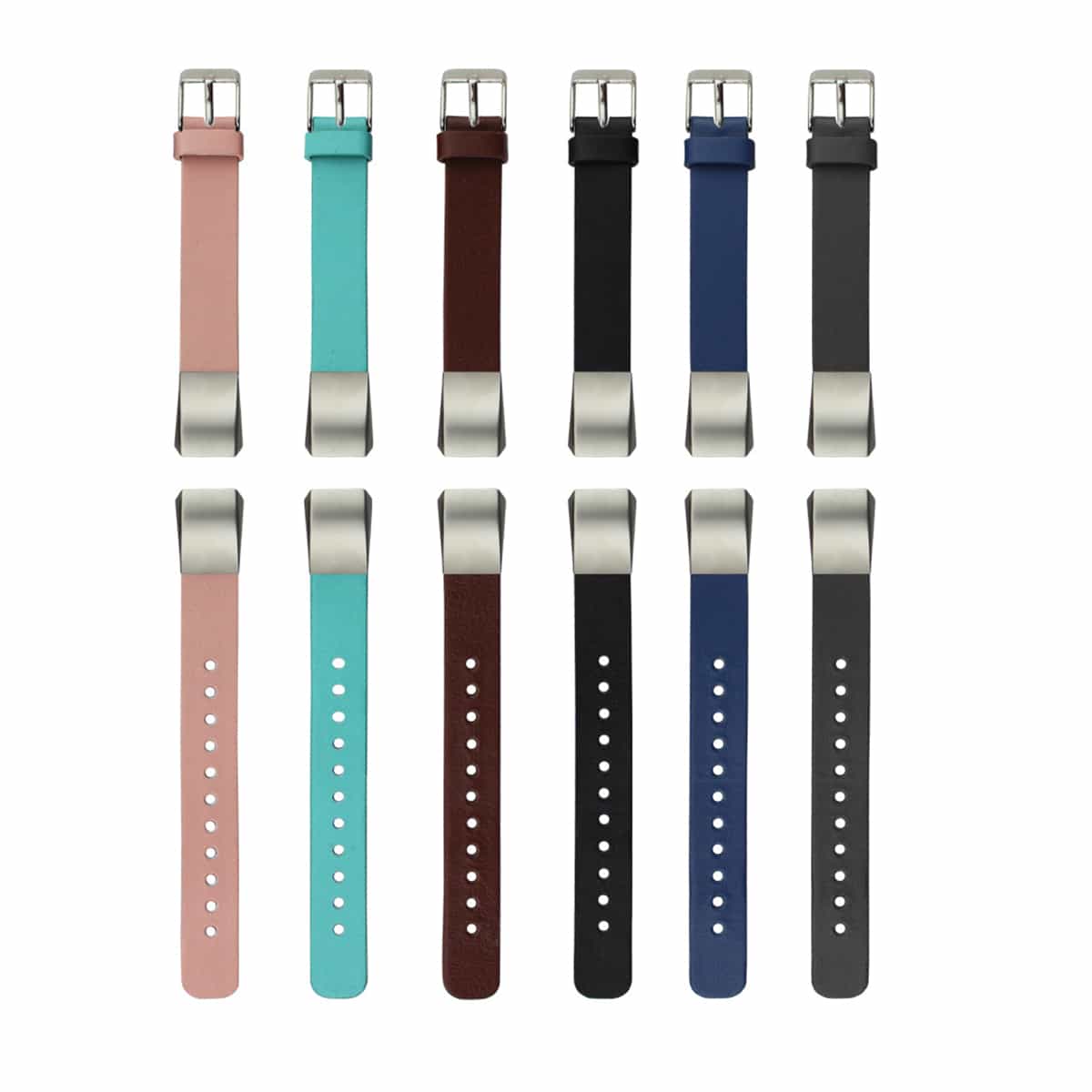 Leather Fitbit Alta & HR Bands with Stainless Buckle